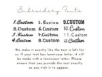 font list