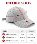 Custom Embroidered Pet Portrait Baseball Cap – Personalized Dog & Cat Washed Cotton Hat - Image 6