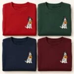 Dalmatian Halloween sweatshirt in Red, Forest Green, Navy and Maroon