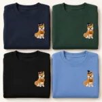 Shiba Inu Halloween sweatshirt in Navy, Forest Green, Black and Carolina Blue